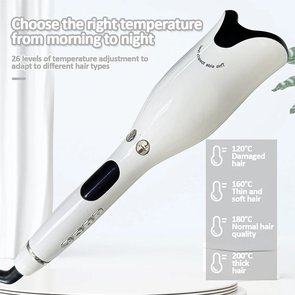 White Rosey Swirly Styler
