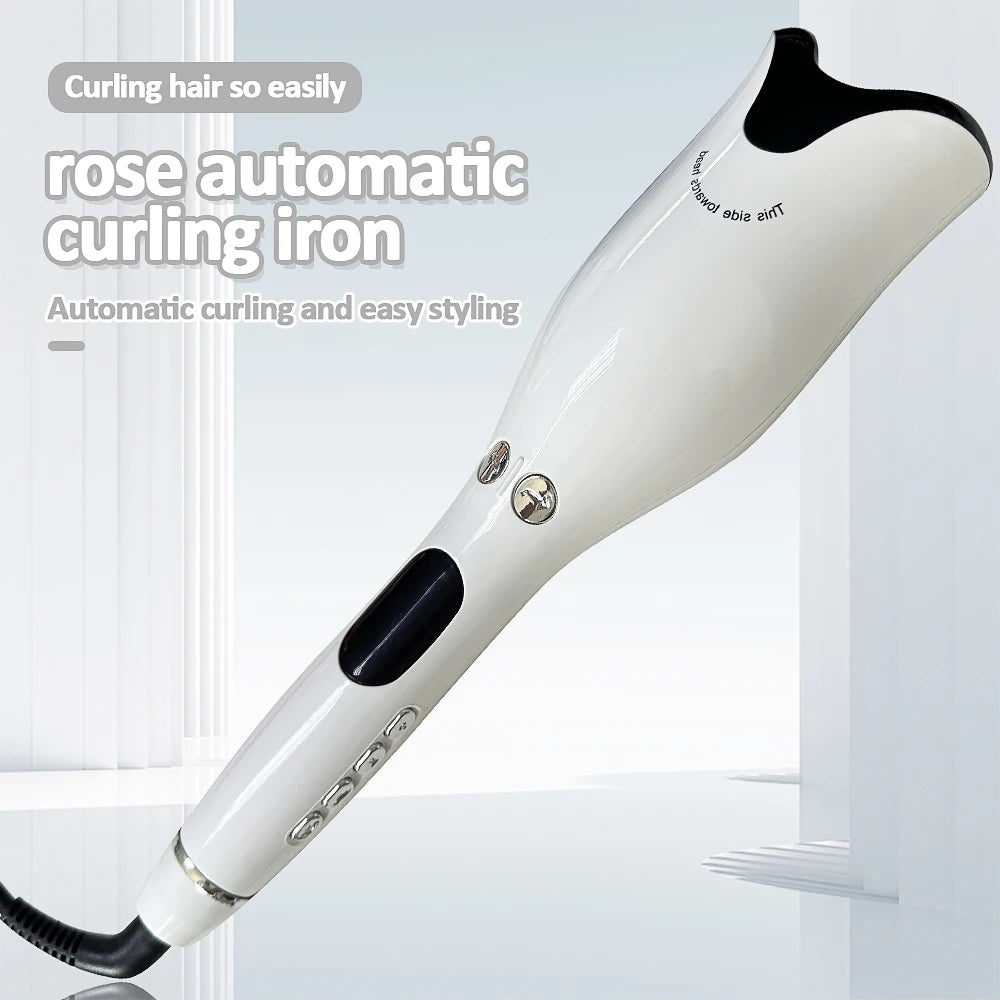 White Rosey Swirly Styler