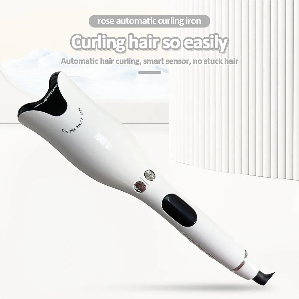 White Rosey Swirly Styler