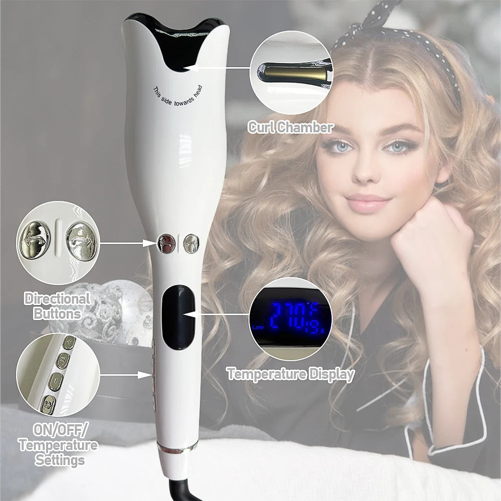 White Rosey Swirly Styler